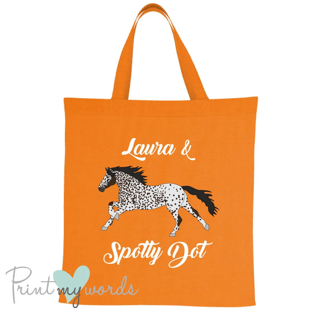 Personalised Elegant Equestrian Tote Bag