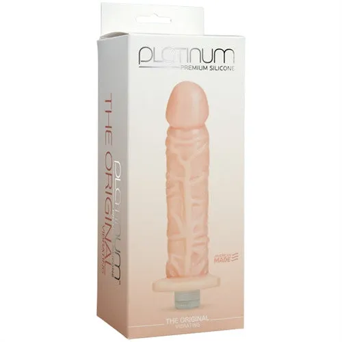 Platinum Premium Silicone - the Original 8-Inch  Vibrating - White