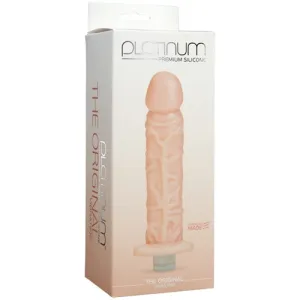 Platinum Premium Silicone - the Original 8-Inch  Vibrating - White