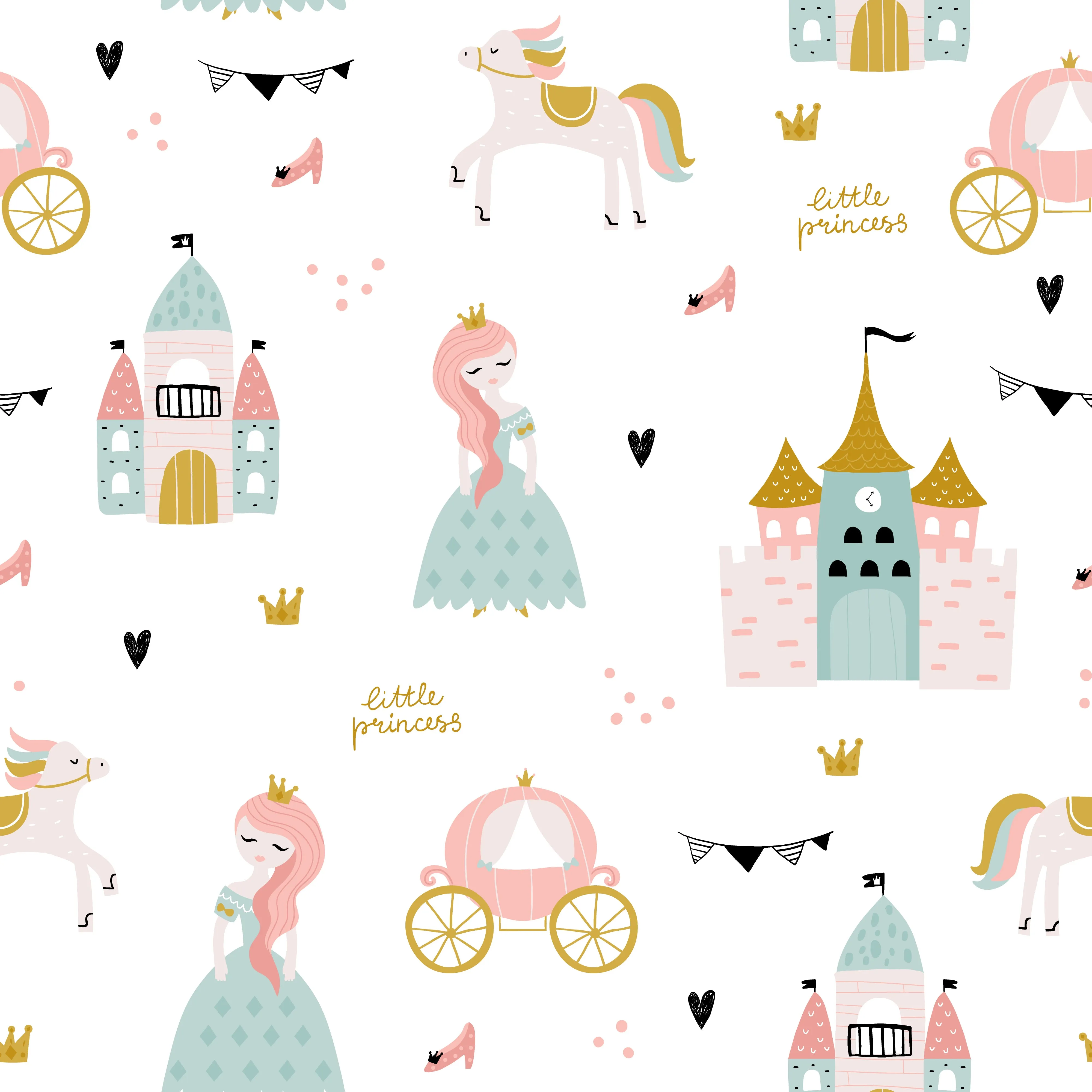 Princess Waterproof Dribble Bib