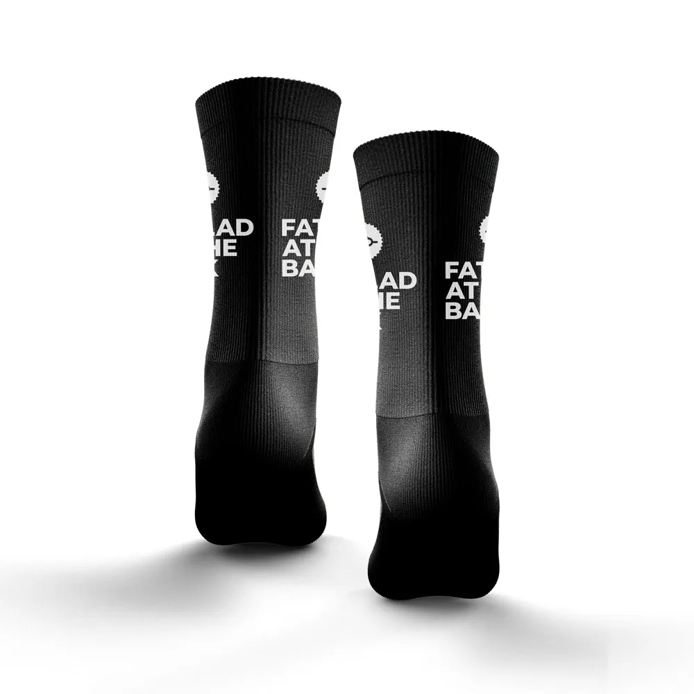 Put Y' Foot In It Black Cushioned Cycling Socks