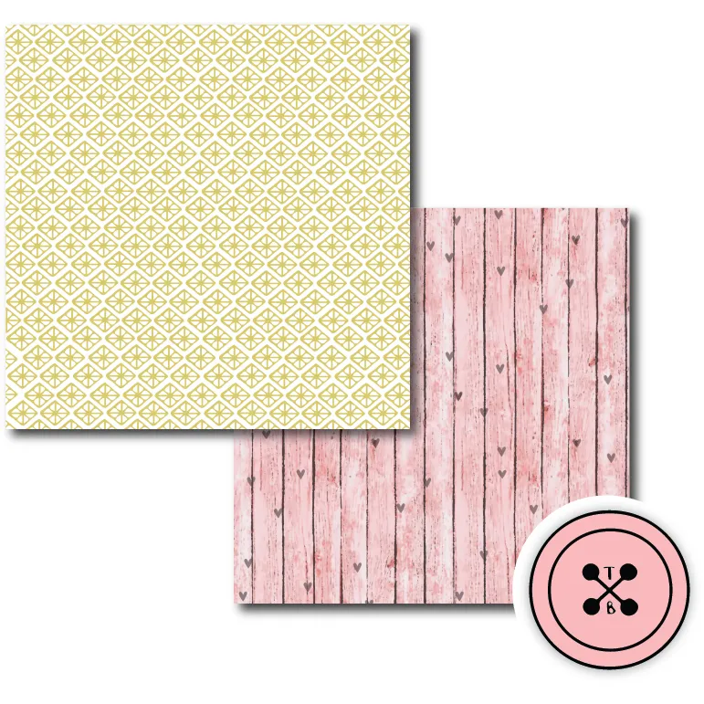 Quilted Hearts Papers