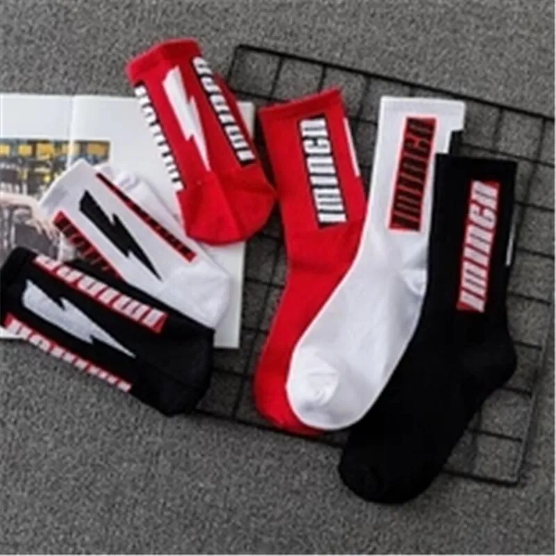 "DC MNIC" Chaussettes Montantes Streetwear Noir - URB1™
