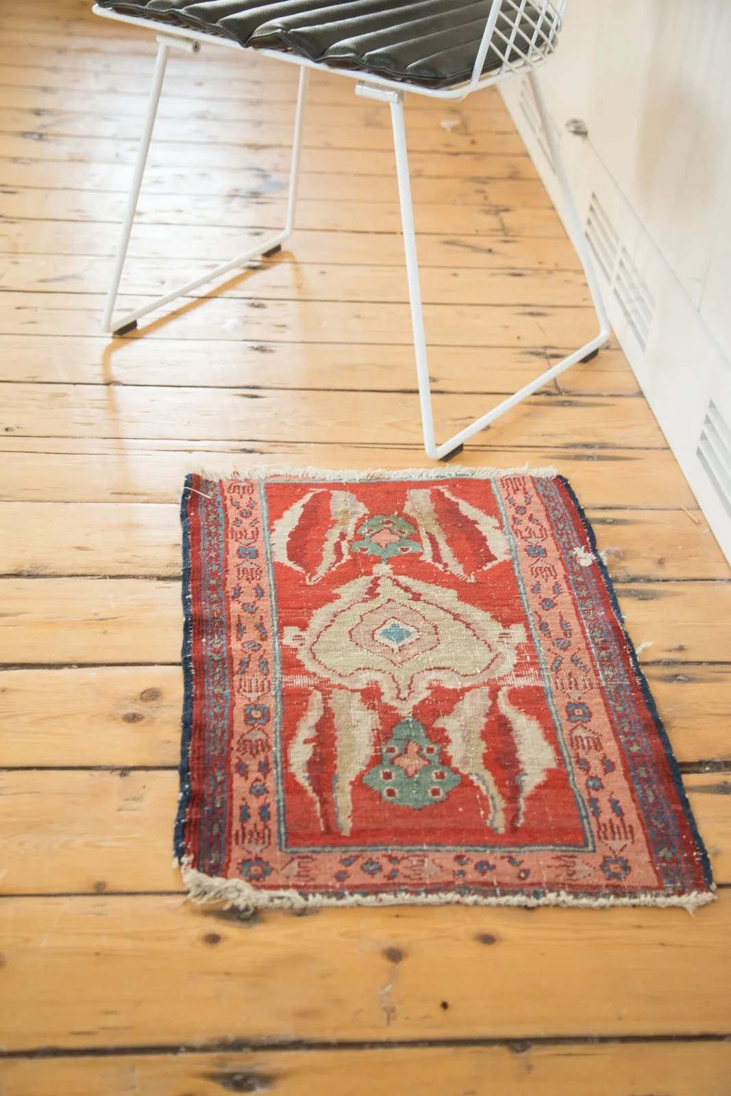 RESERVED 1.5x2 Antique Serapi Square Rug Mat