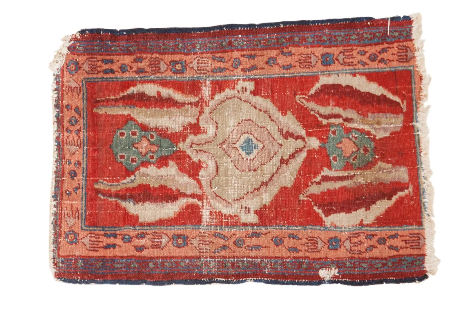 RESERVED 1.5x2 Antique Serapi Square Rug Mat