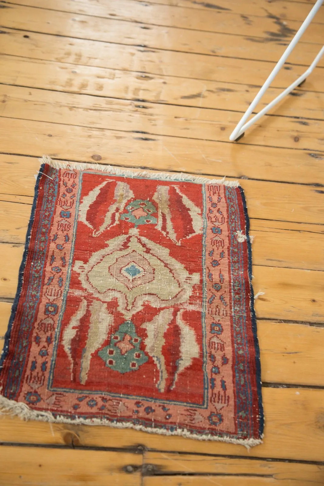 RESERVED 1.5x2 Antique Serapi Square Rug Mat