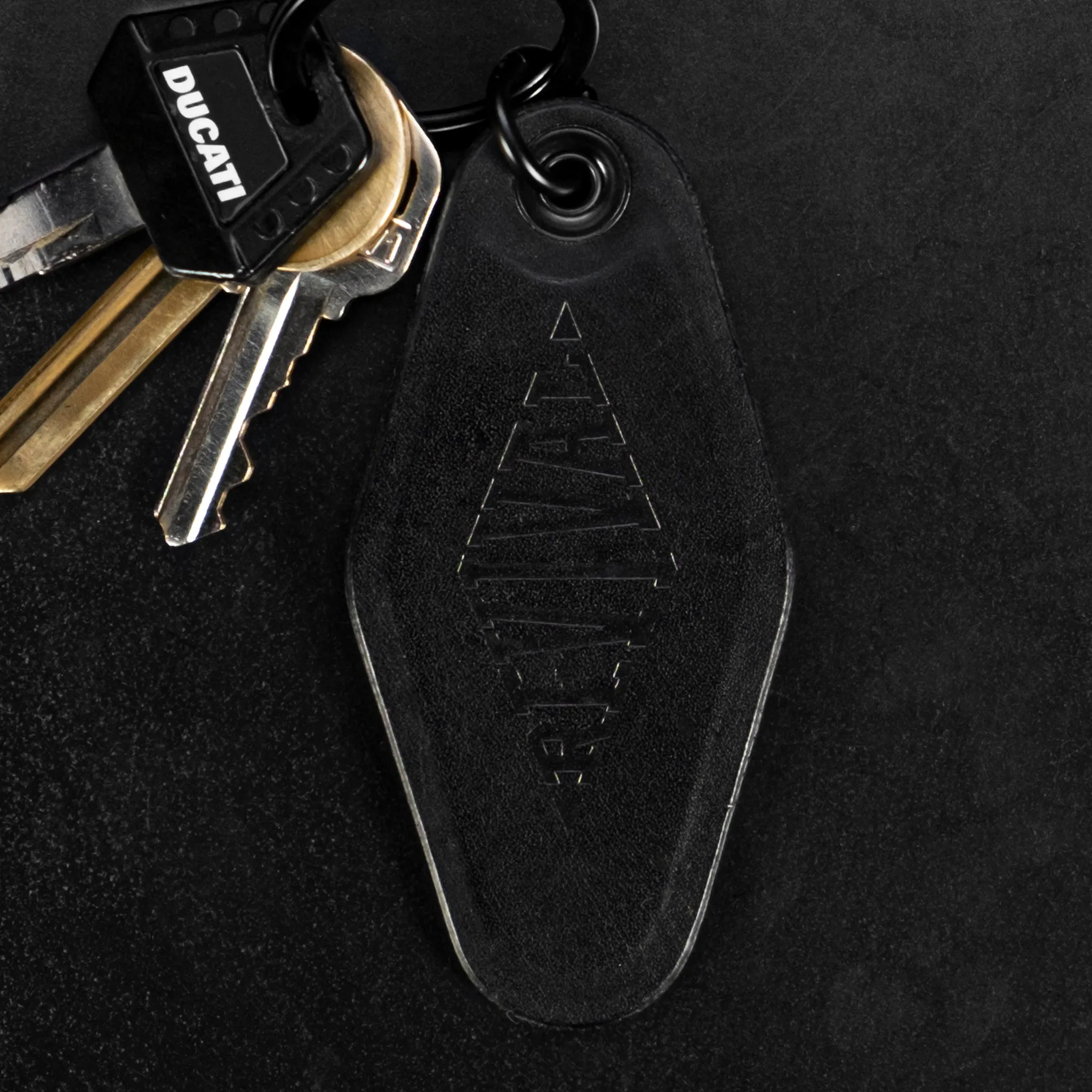 Revival Cycles Motor-Inn Keychain - Black