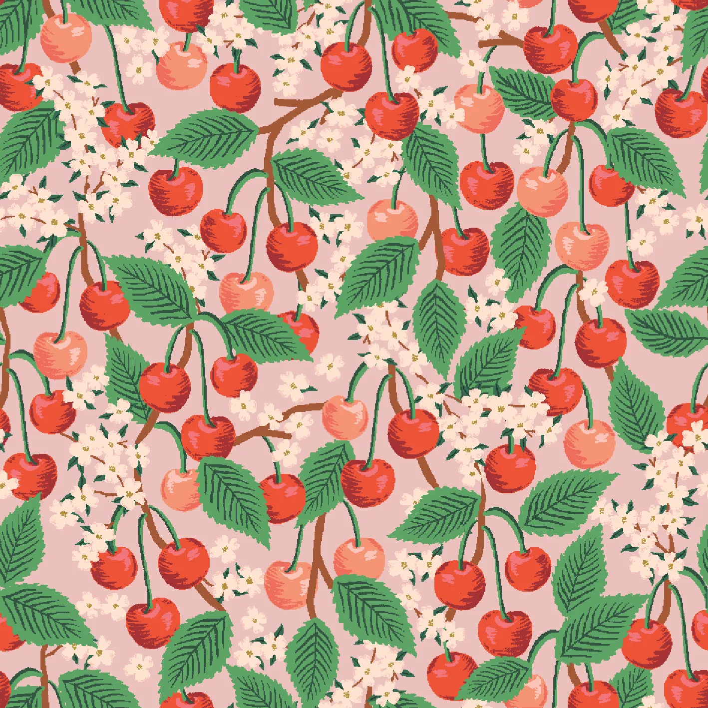 Rifle Paper Co. x TFD Cherry Blossom Lady Dog Bow