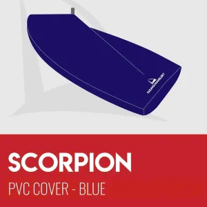 Scorpion Boat Cover - Boom Up - PVC Blue