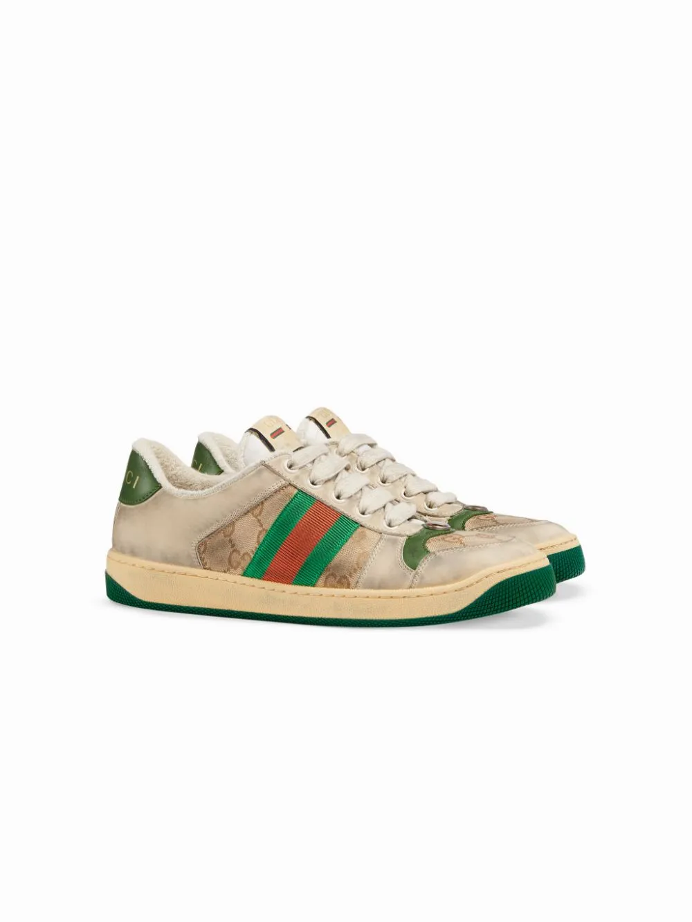Screener leather sneakers