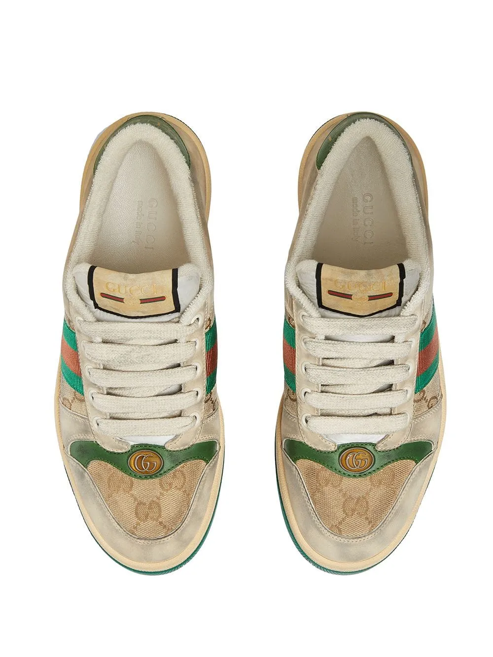 Screener leather sneakers
