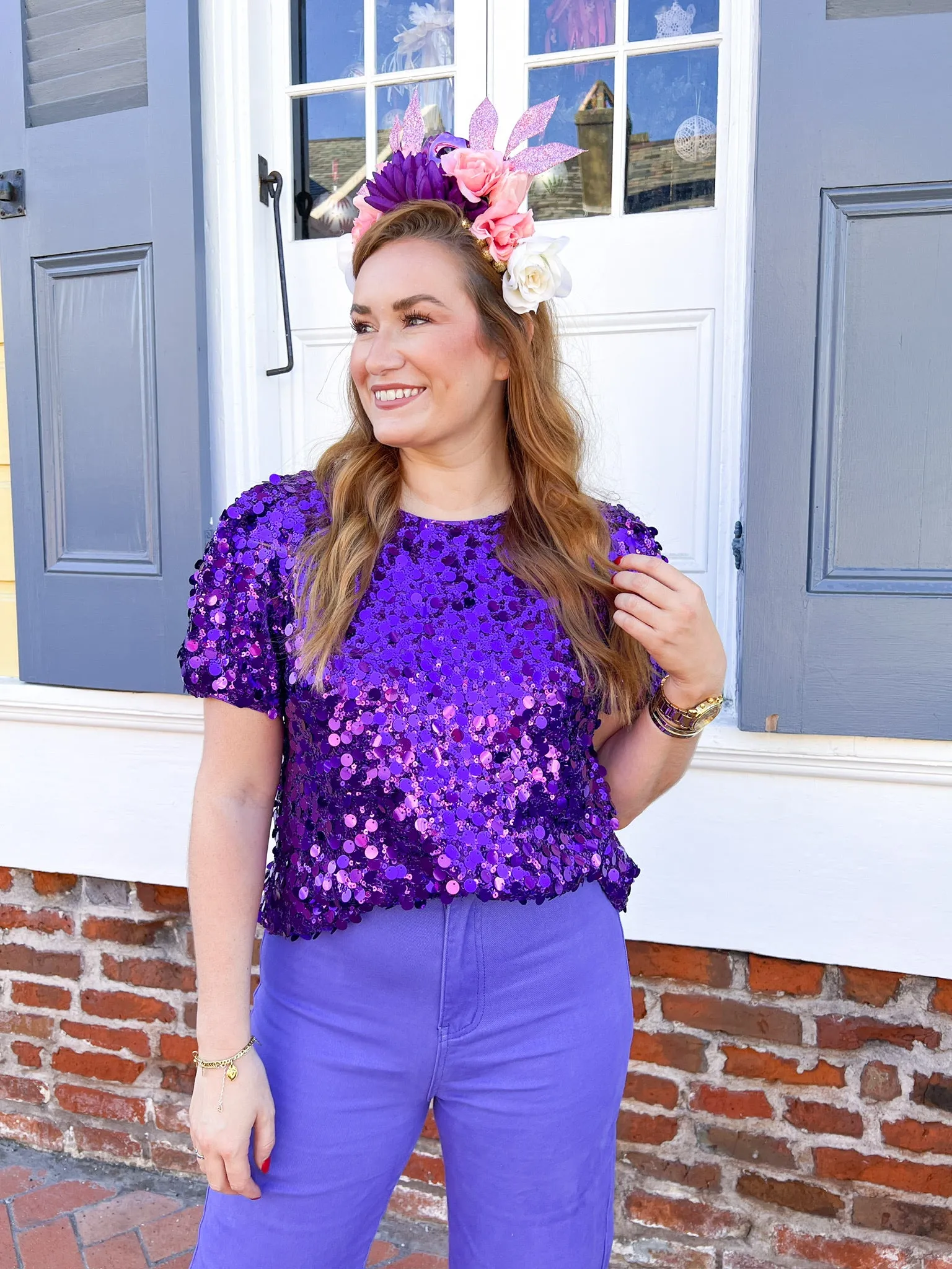 Sequin Embellished Top