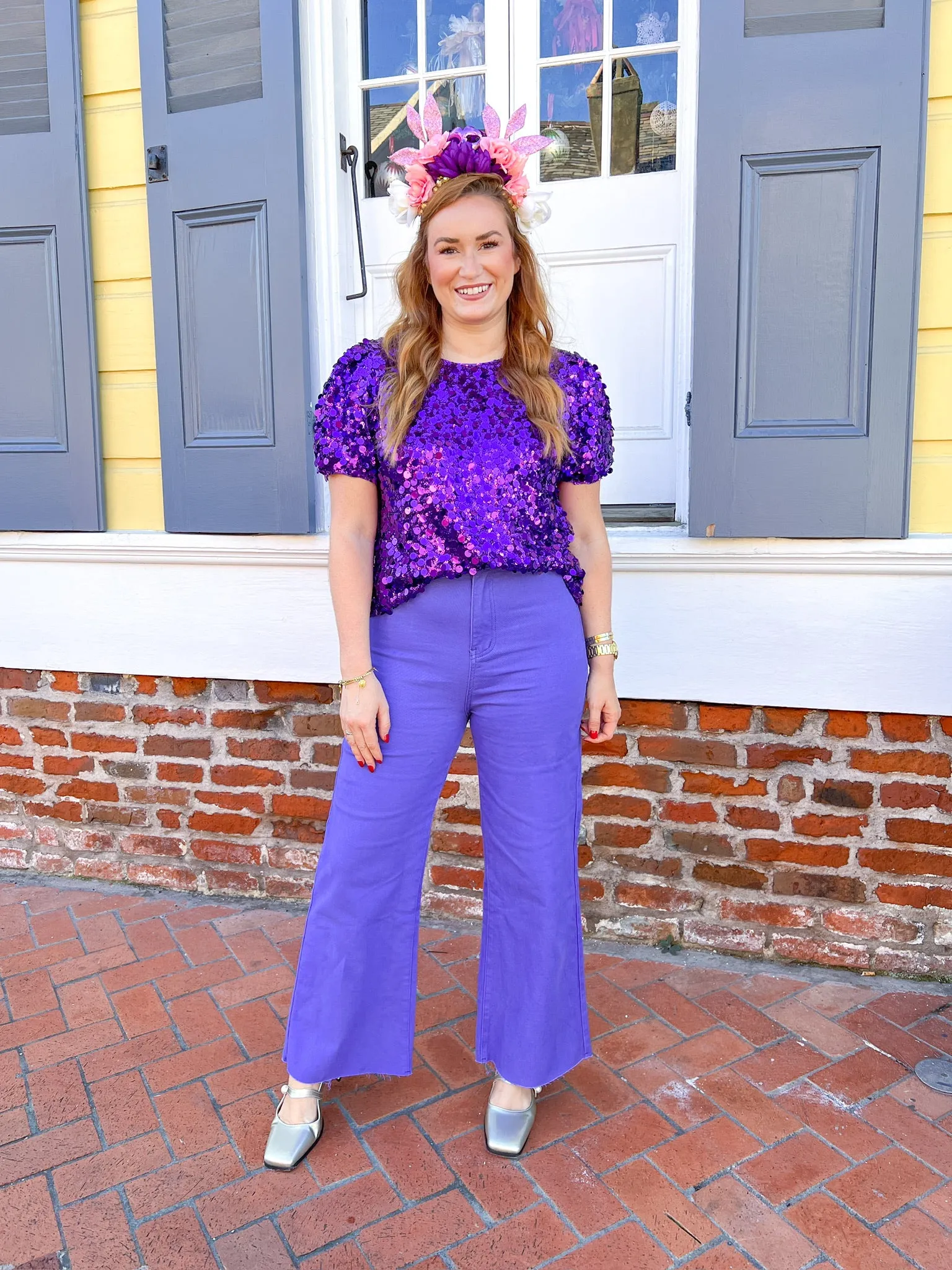 Sequin Embellished Top