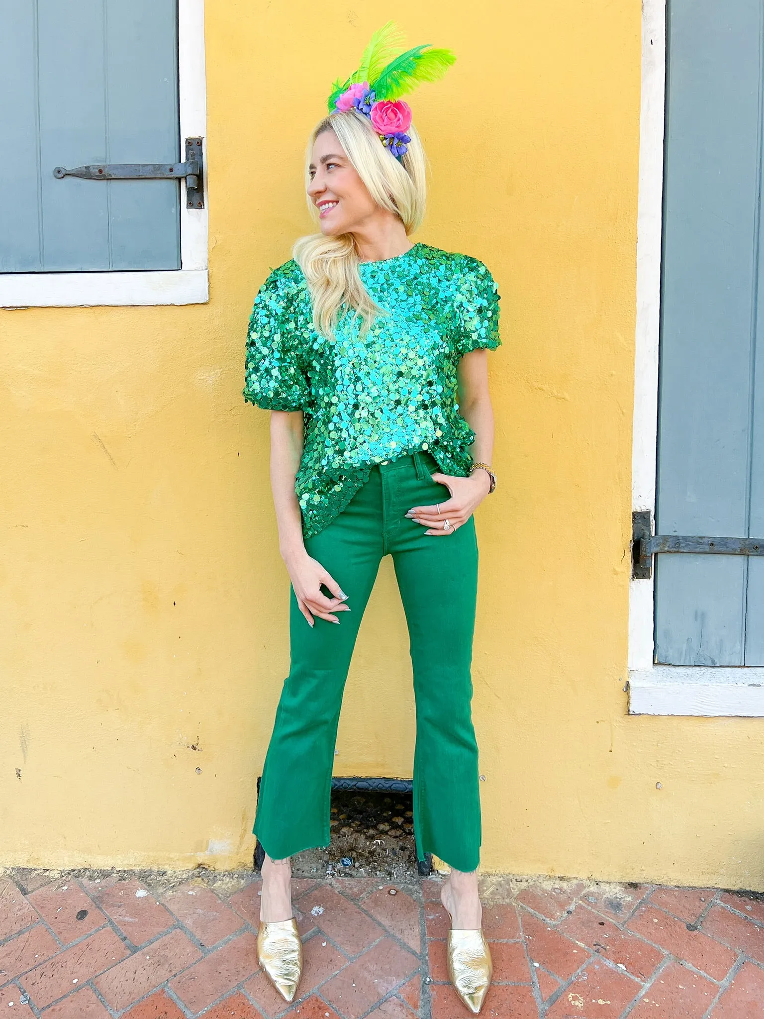 Sequin Embellished Top