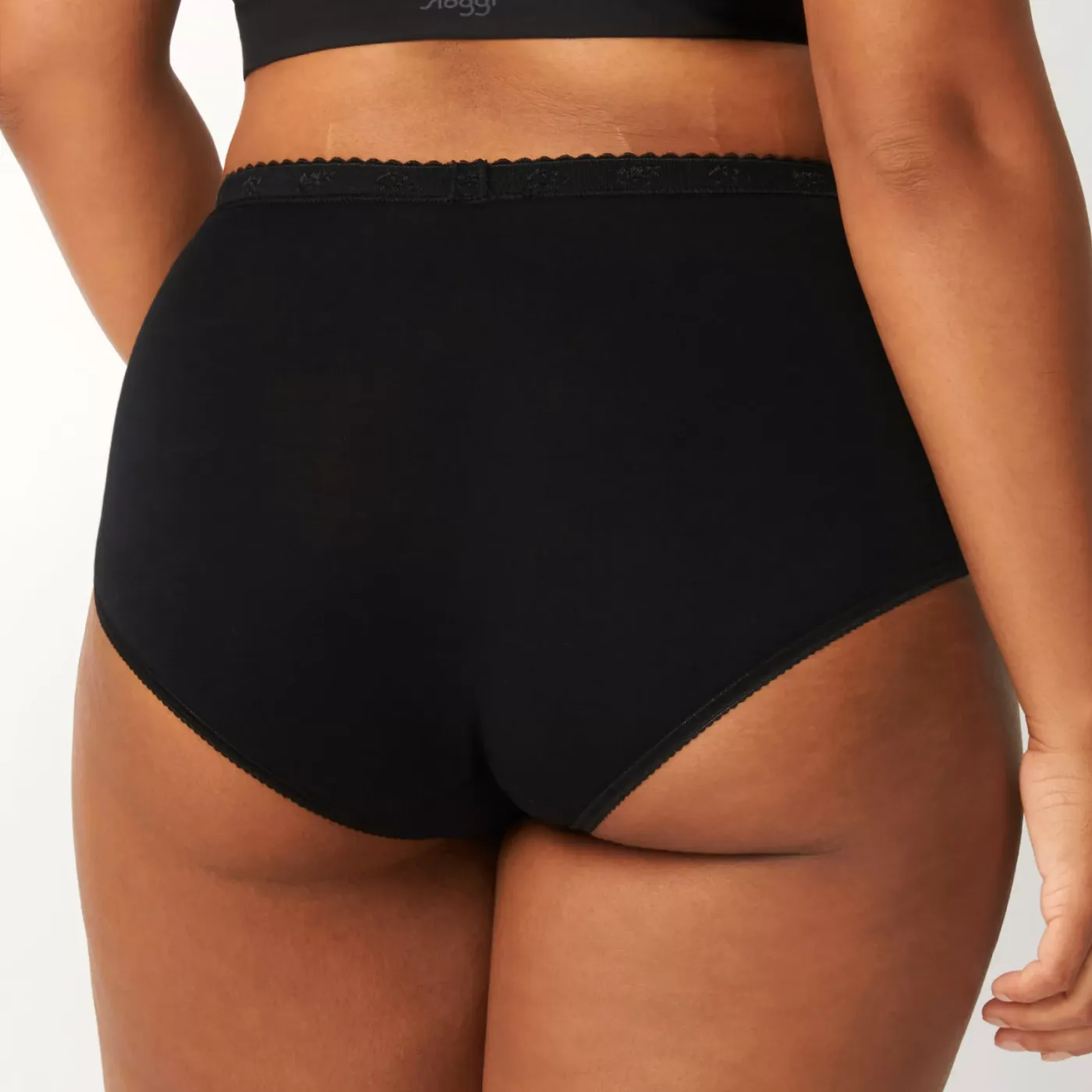 Sloggi Chic Maxi 4 Pack Brief | Black