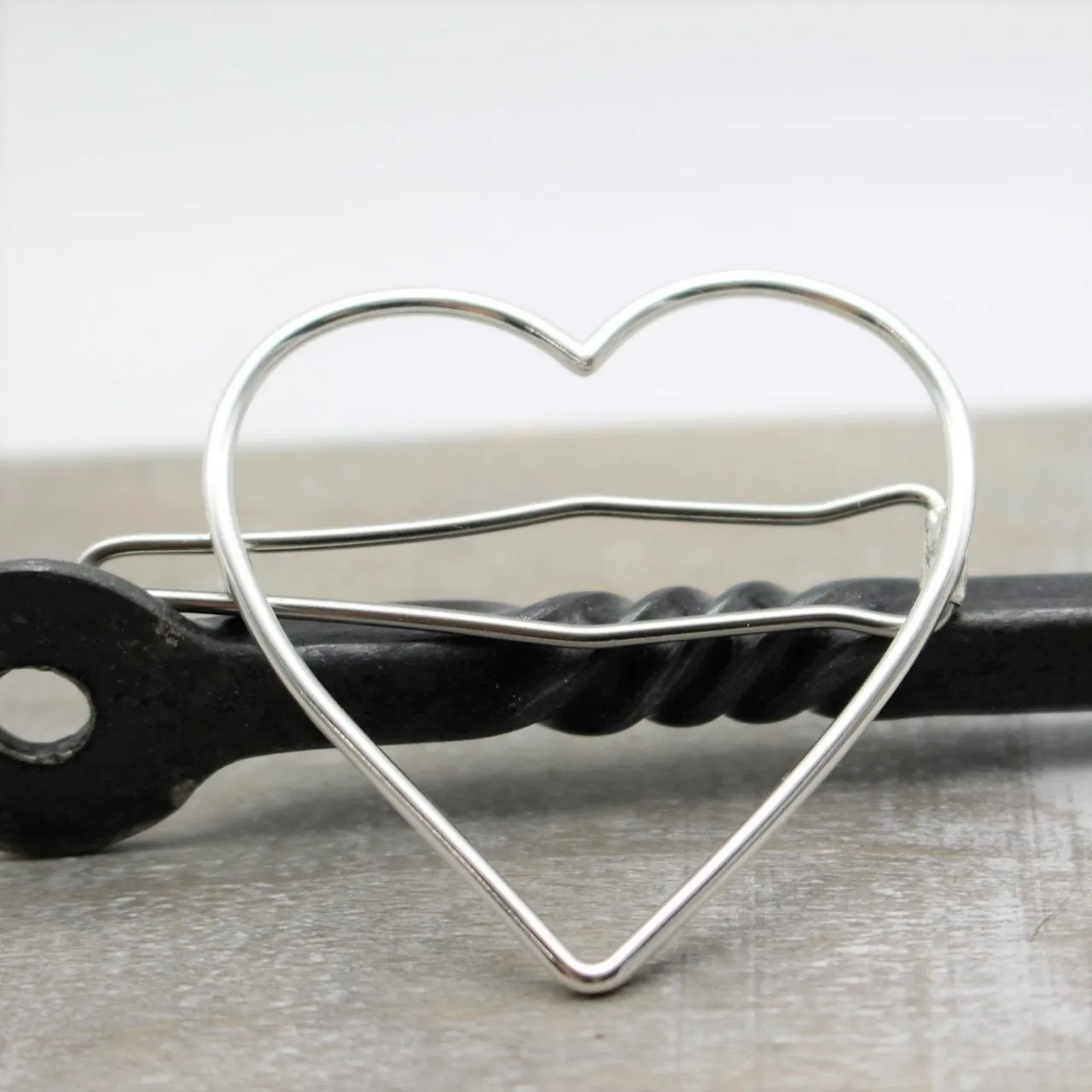 Small Heart Barrette
