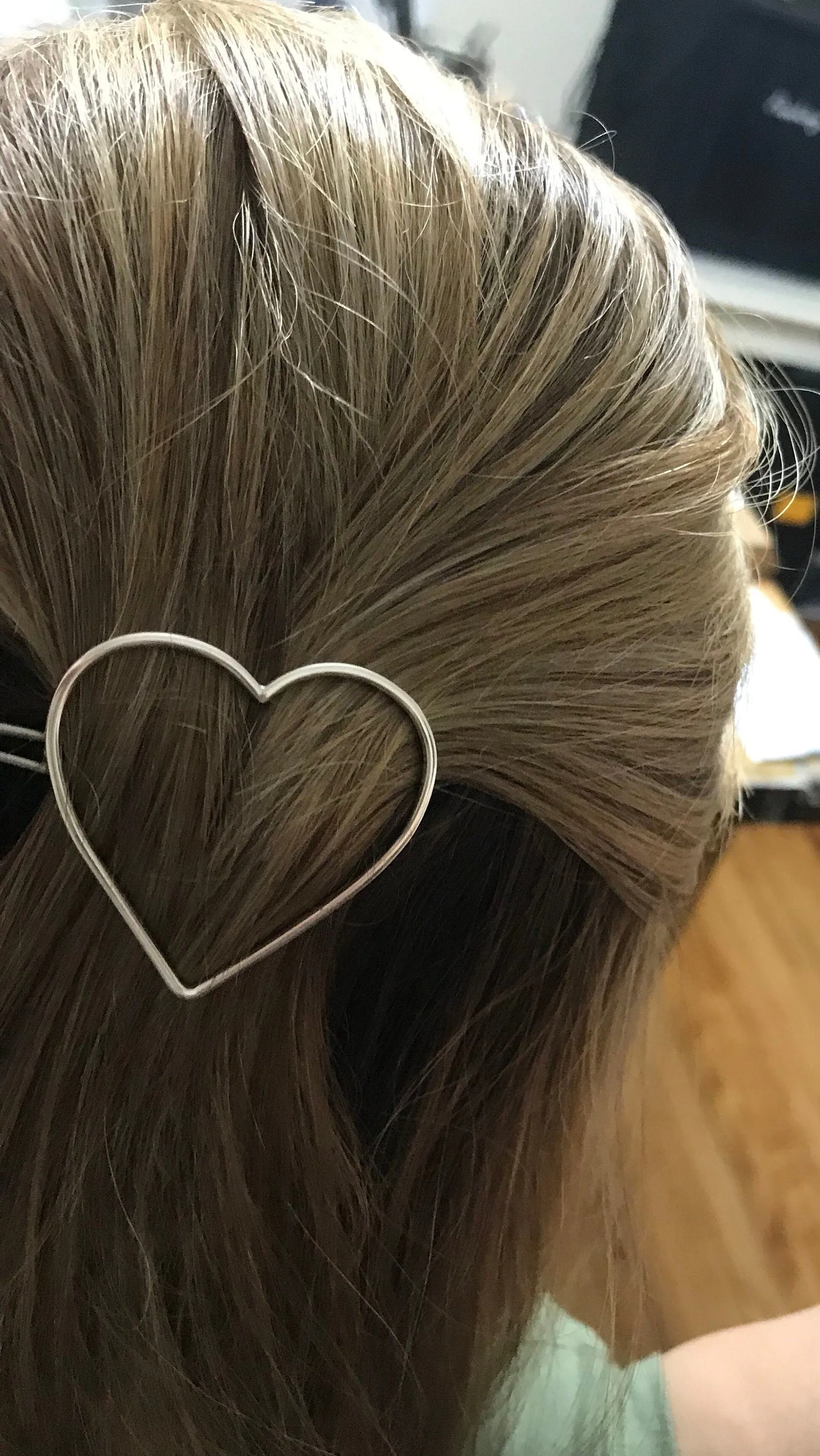 Small Heart Barrette