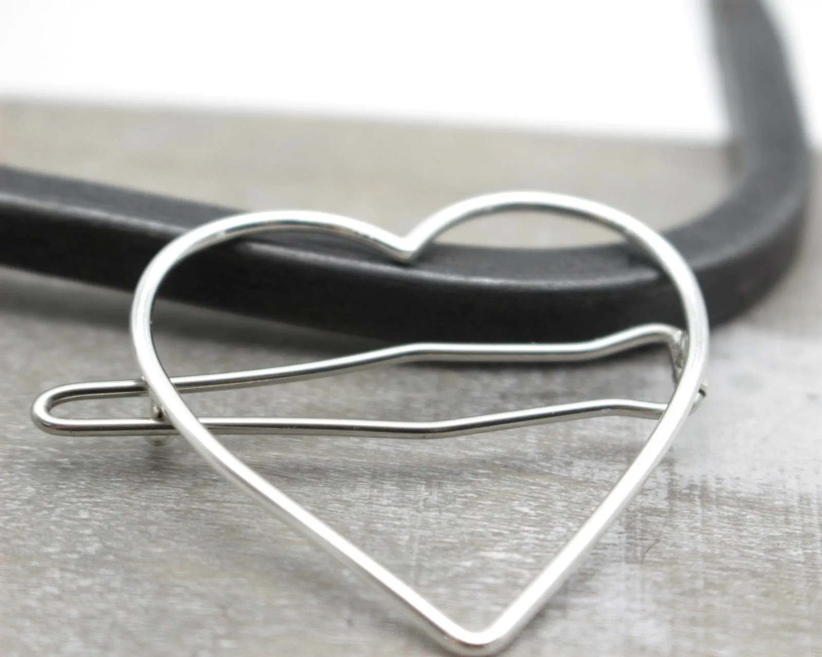 Small Heart Barrette