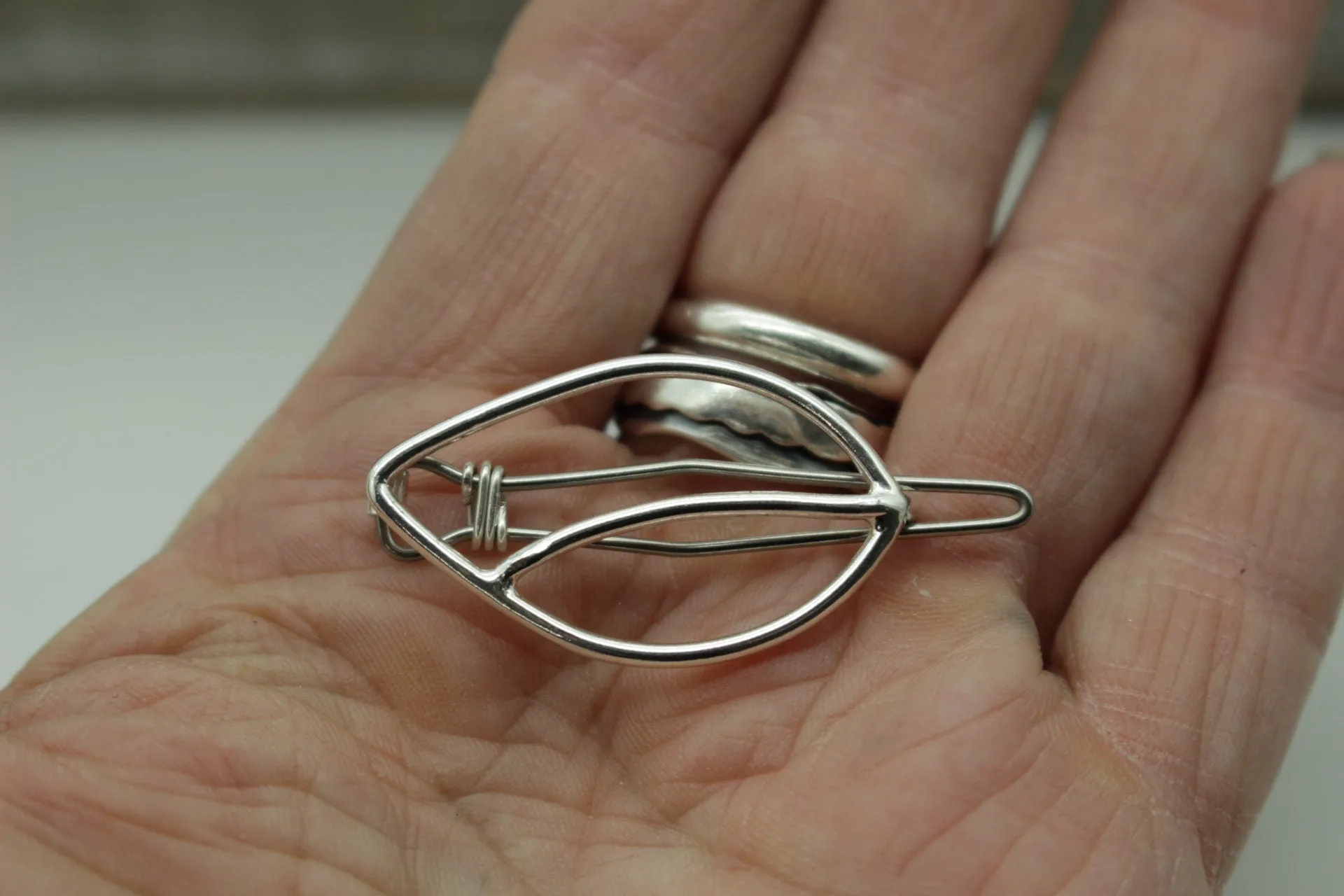 Small Leaf barrette