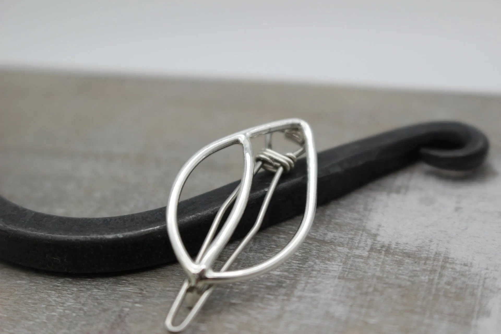 Small Leaf barrette