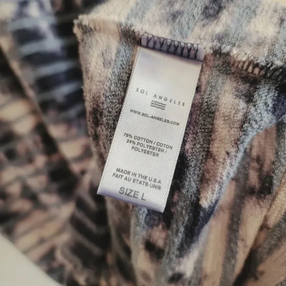 Sol Angeles, Catalina Cloud Midi‎ Dress, Cloud, Size Large