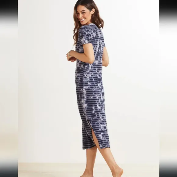 Sol Angeles, Catalina Cloud Midi‎ Dress, Cloud, Size Large