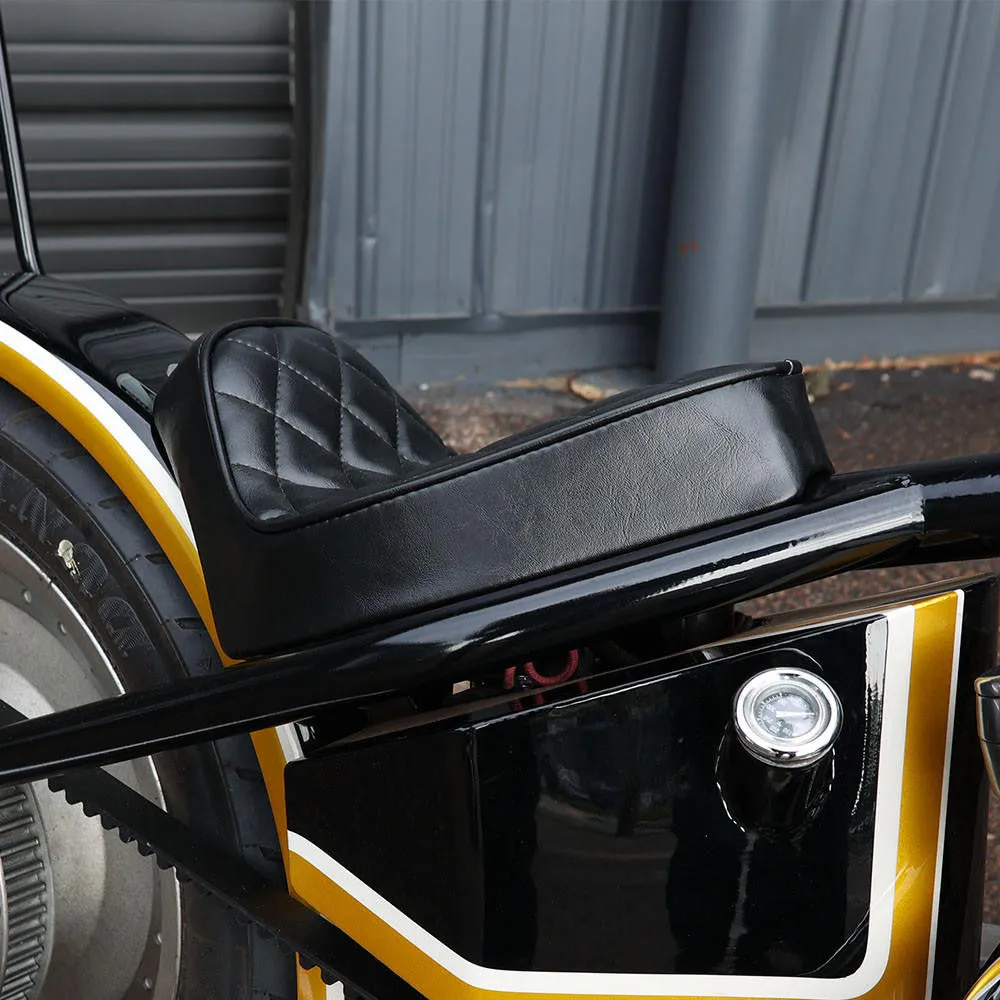 Solo Seat for Sportster Hardtail Kit - Diamond Stitch