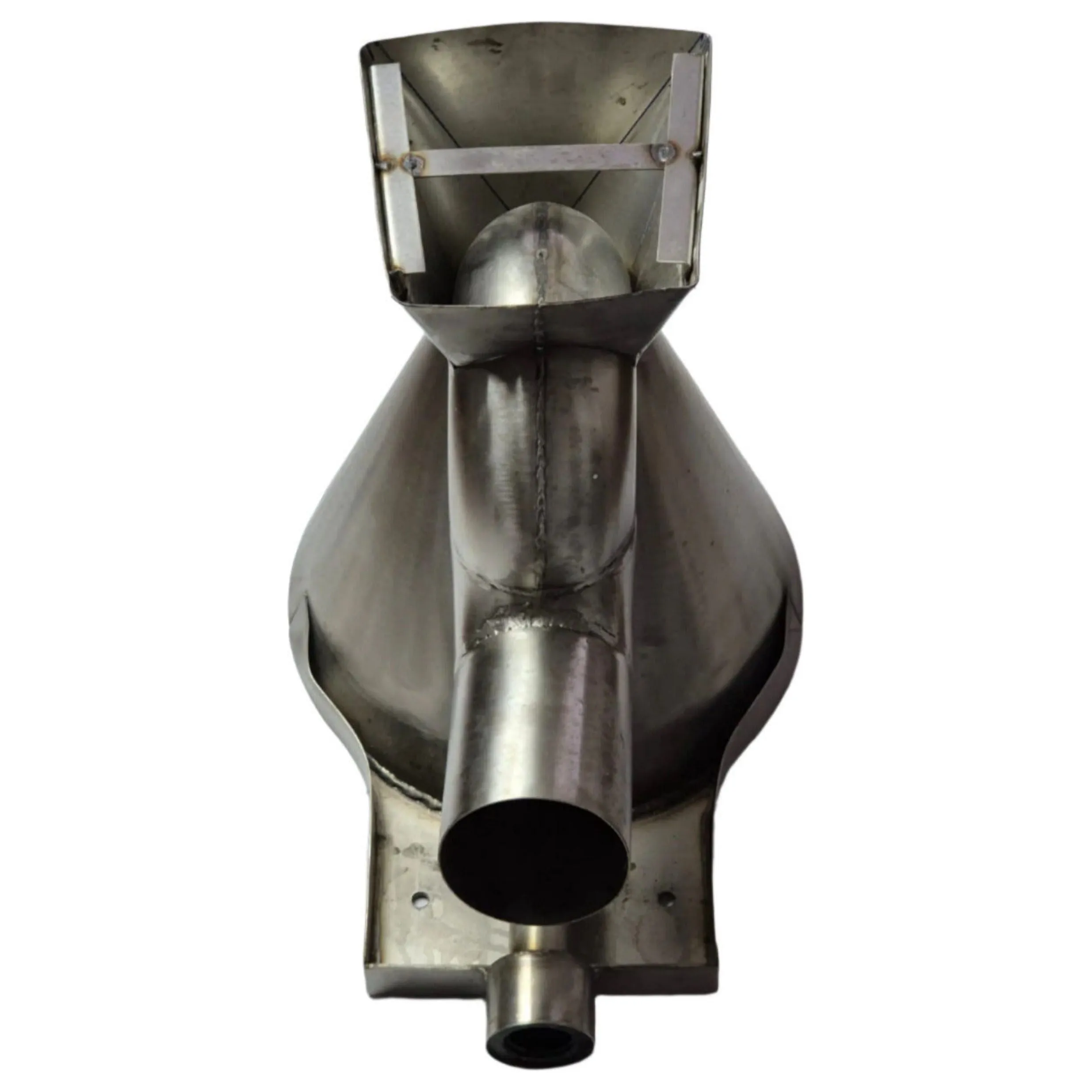 Southern Cross 304 Stainless Steel Pedestal Toilet Pan - P Trap