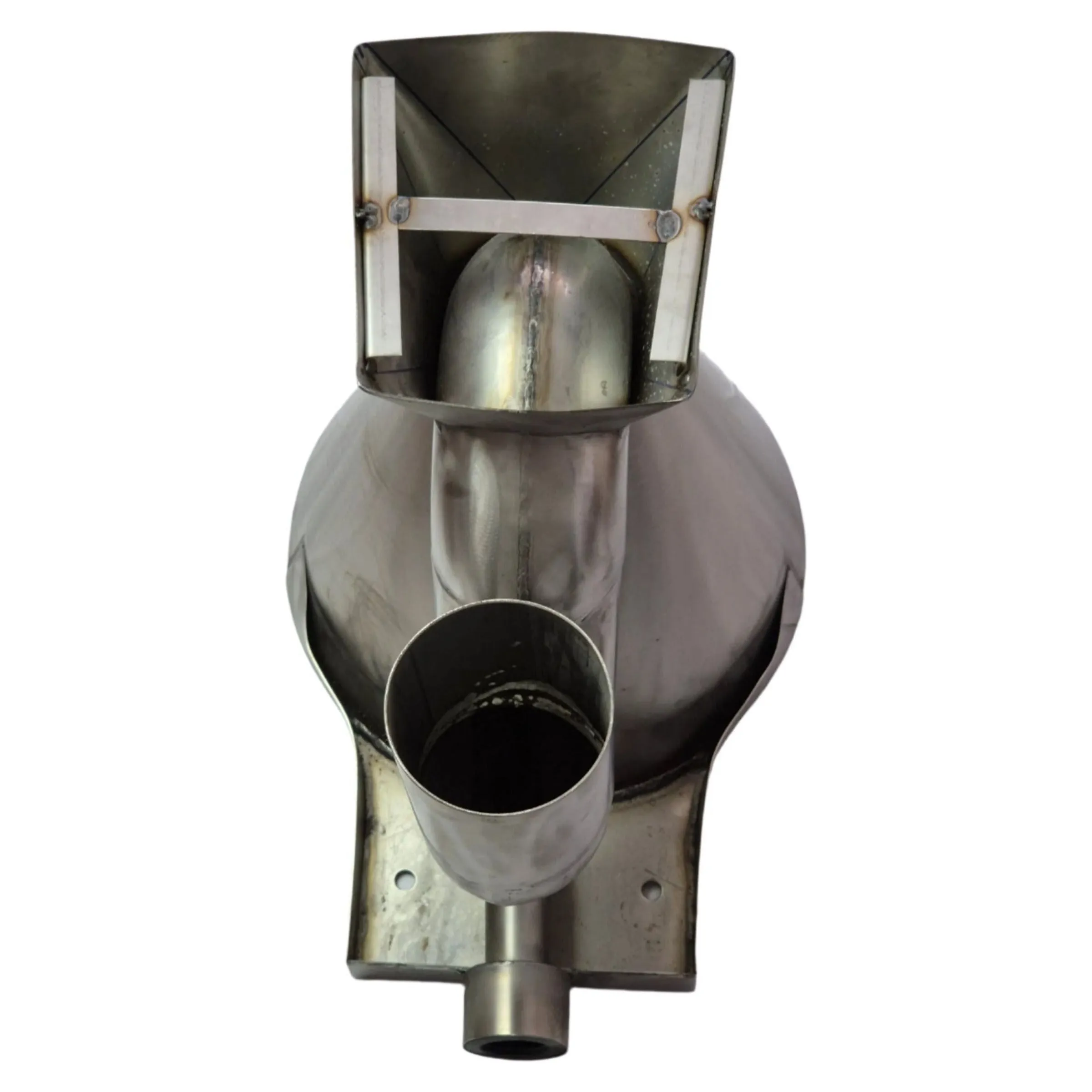 Southern Cross 304 Stainless Steel Pedestal Toilet Pan - S Trap