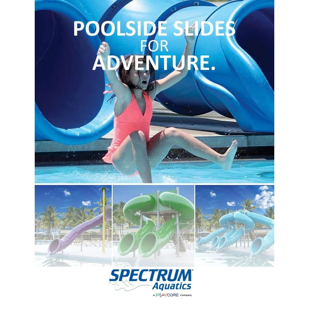 Spectrum Aquatics- Single Flume 90° Triangle Deck
