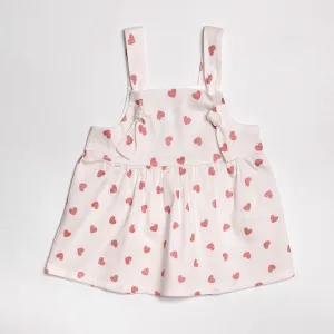 SS19 Floc Girls Hearts Dress