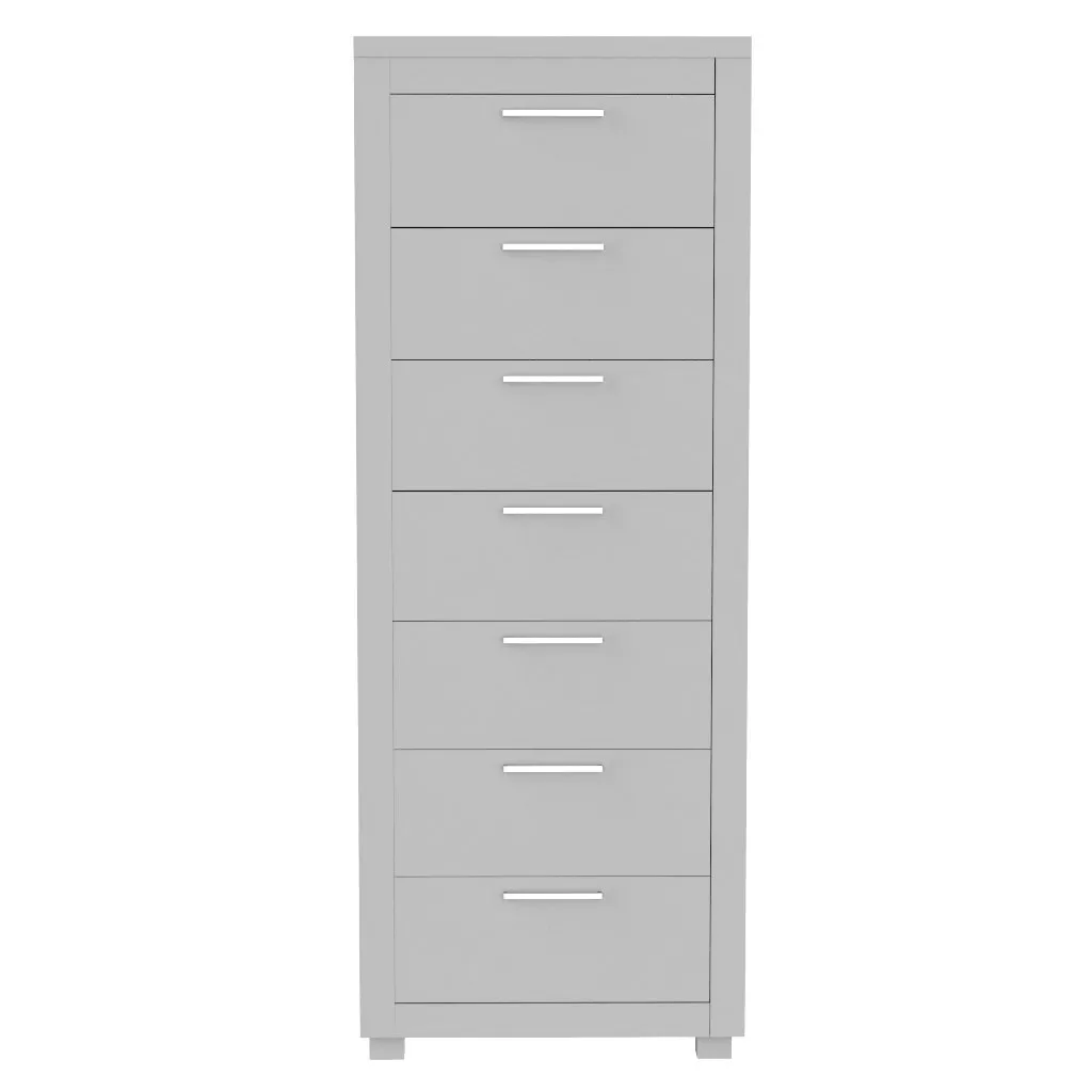 Standing Bureau - 7 drawer - Aria - Gray blade