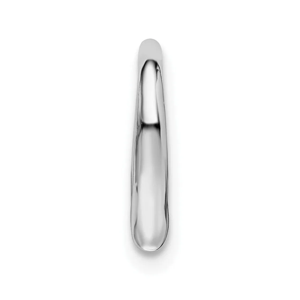 Sterling Silver Polished Heart Slide