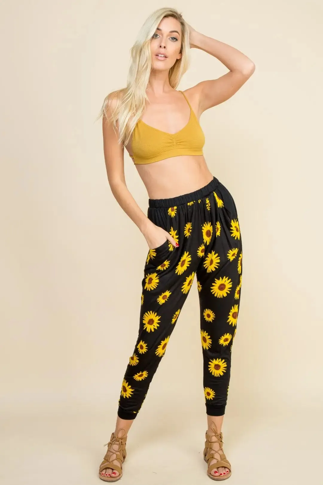 STRAPPY BACK MUSTARD BRALETTE
