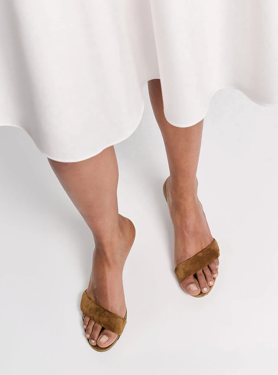 Suede Kitten Heel