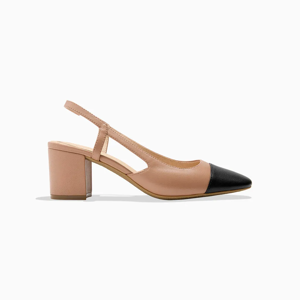 Summer Cap Toe Sling Back Heel