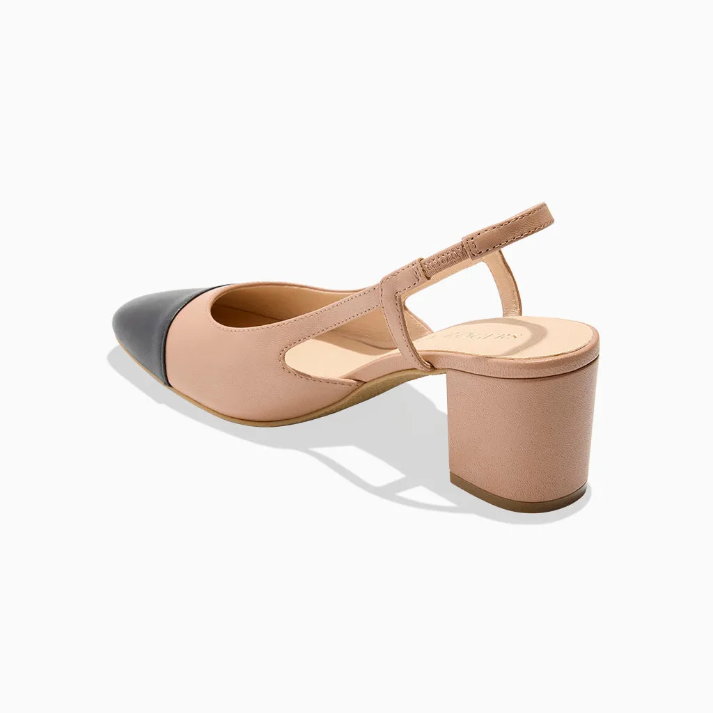 Summer Cap Toe Sling Back Heel