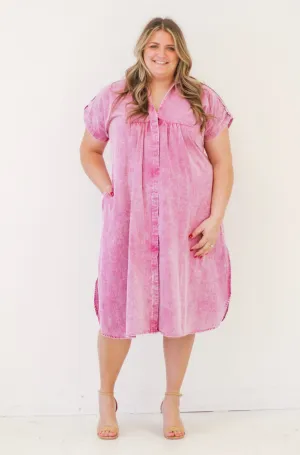 Sunday Funday Orchid Midi Dress