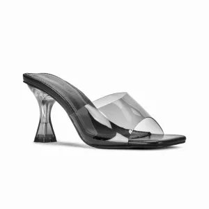 SUPERDOWN JACEY HEEL IN BLACK