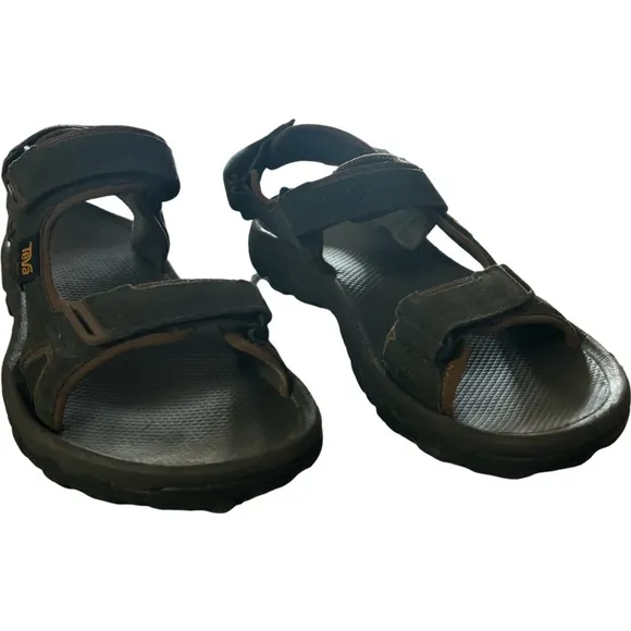 Teva Mens M Katavi 2 1019192 Open Toe Hook And Loop Slide Sandal Sz 9