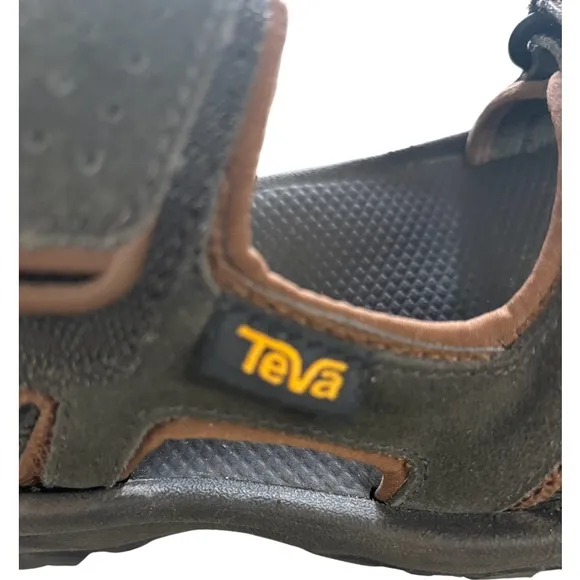 Teva Mens M Katavi 2 1019192 Open Toe Hook And Loop Slide Sandal Sz 9