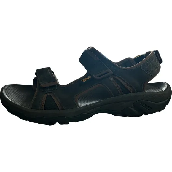 Teva Mens M Katavi 2 1019192 Open Toe Hook And Loop Slide Sandal Sz 9