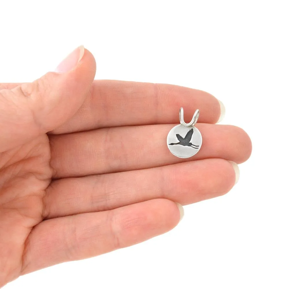 The Elegant Crane Pendant