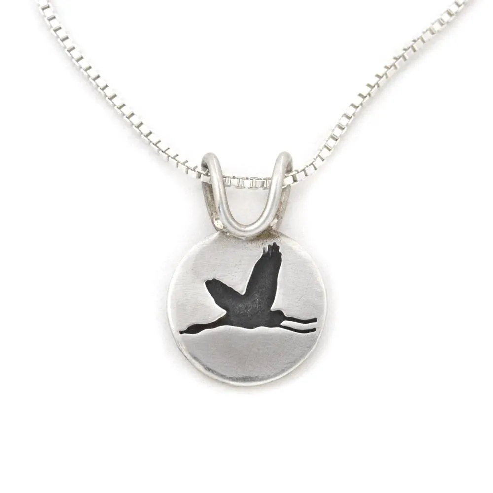 The Elegant Crane Pendant