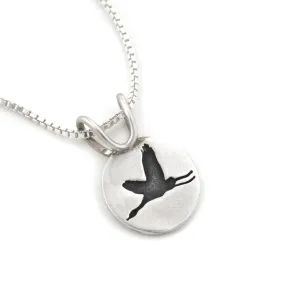 The Elegant Crane Pendant