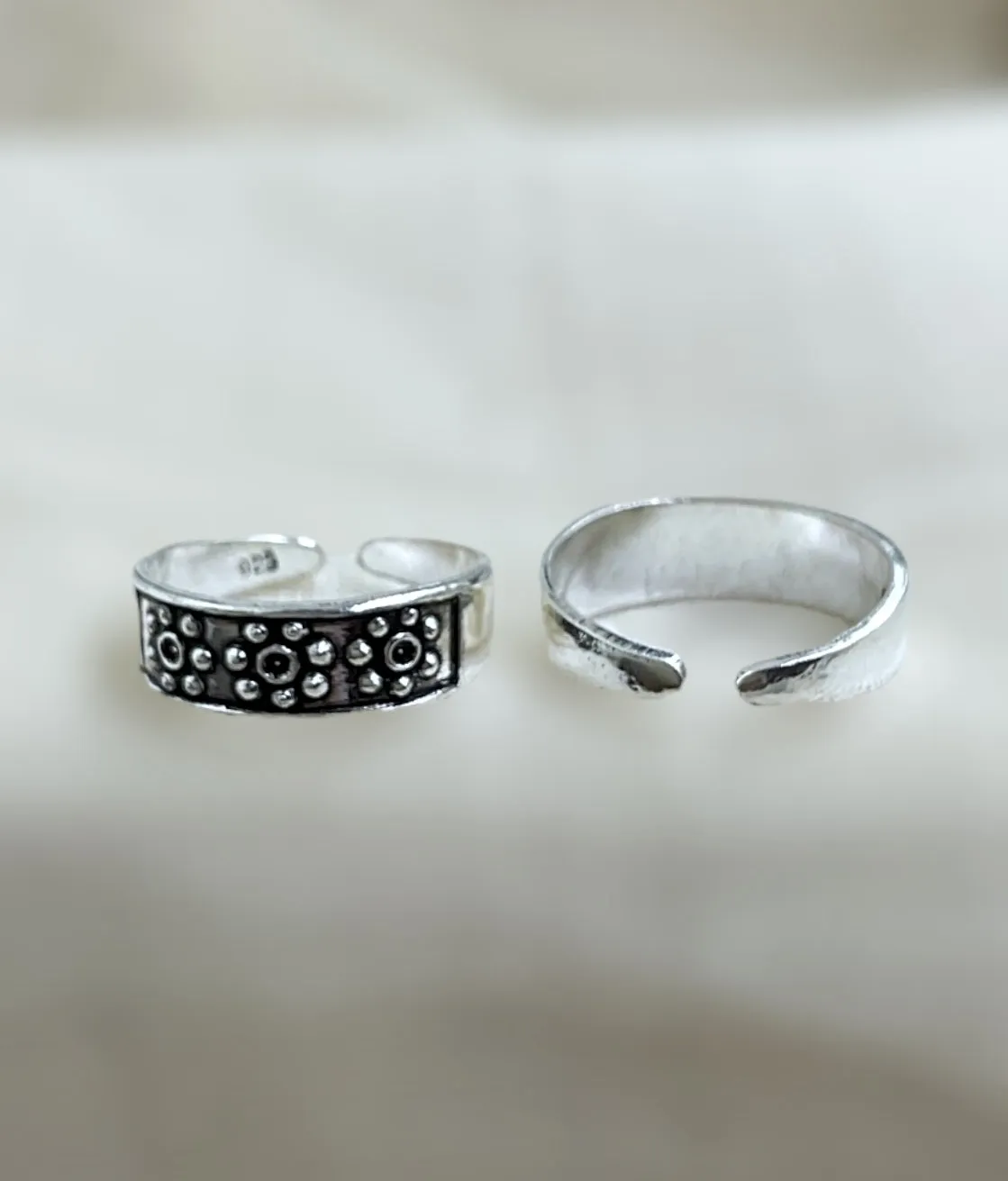 The Janya Silver Toe-Rings
