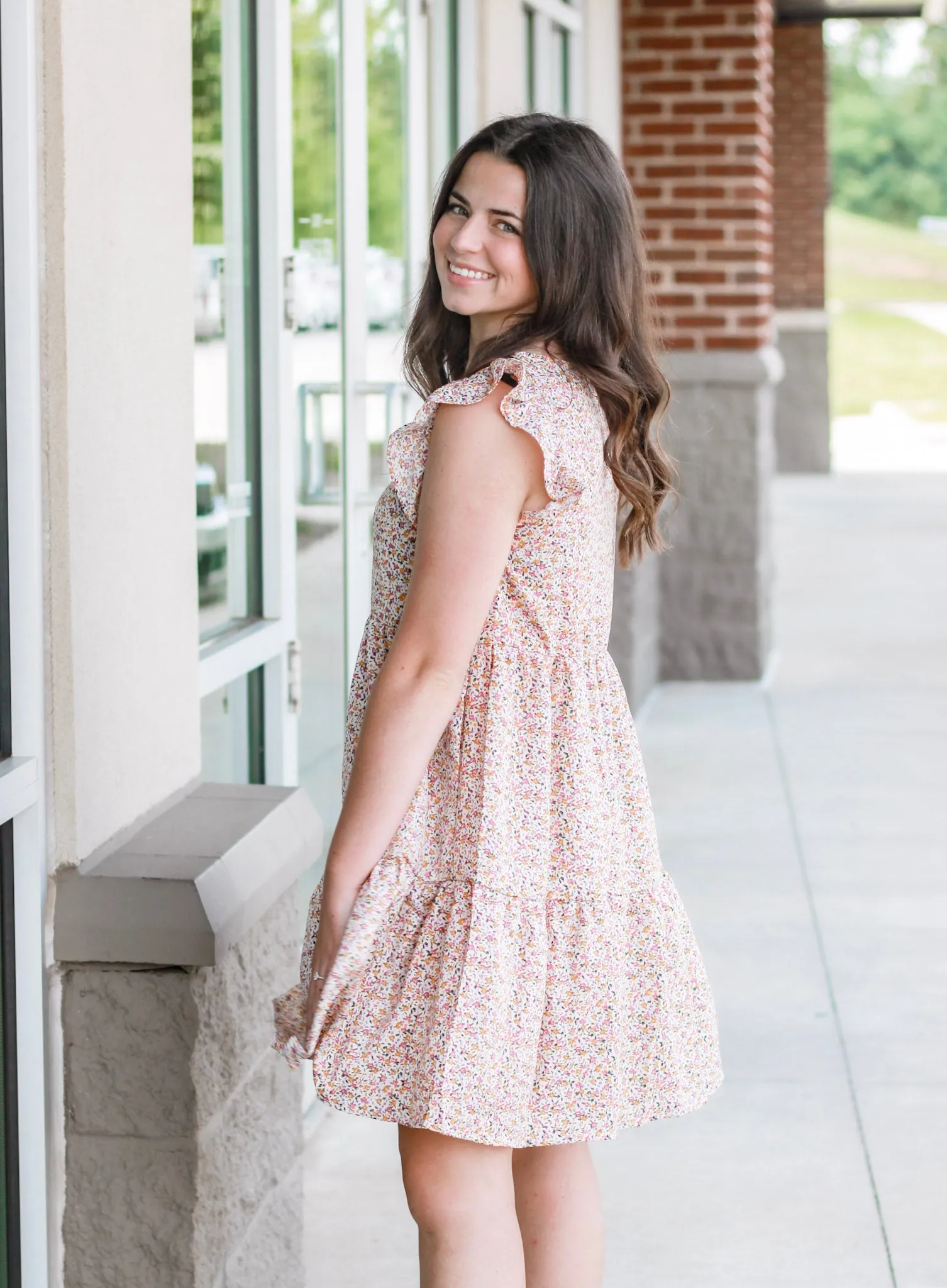 The One I'll Always Love Ditsy Floral Dress