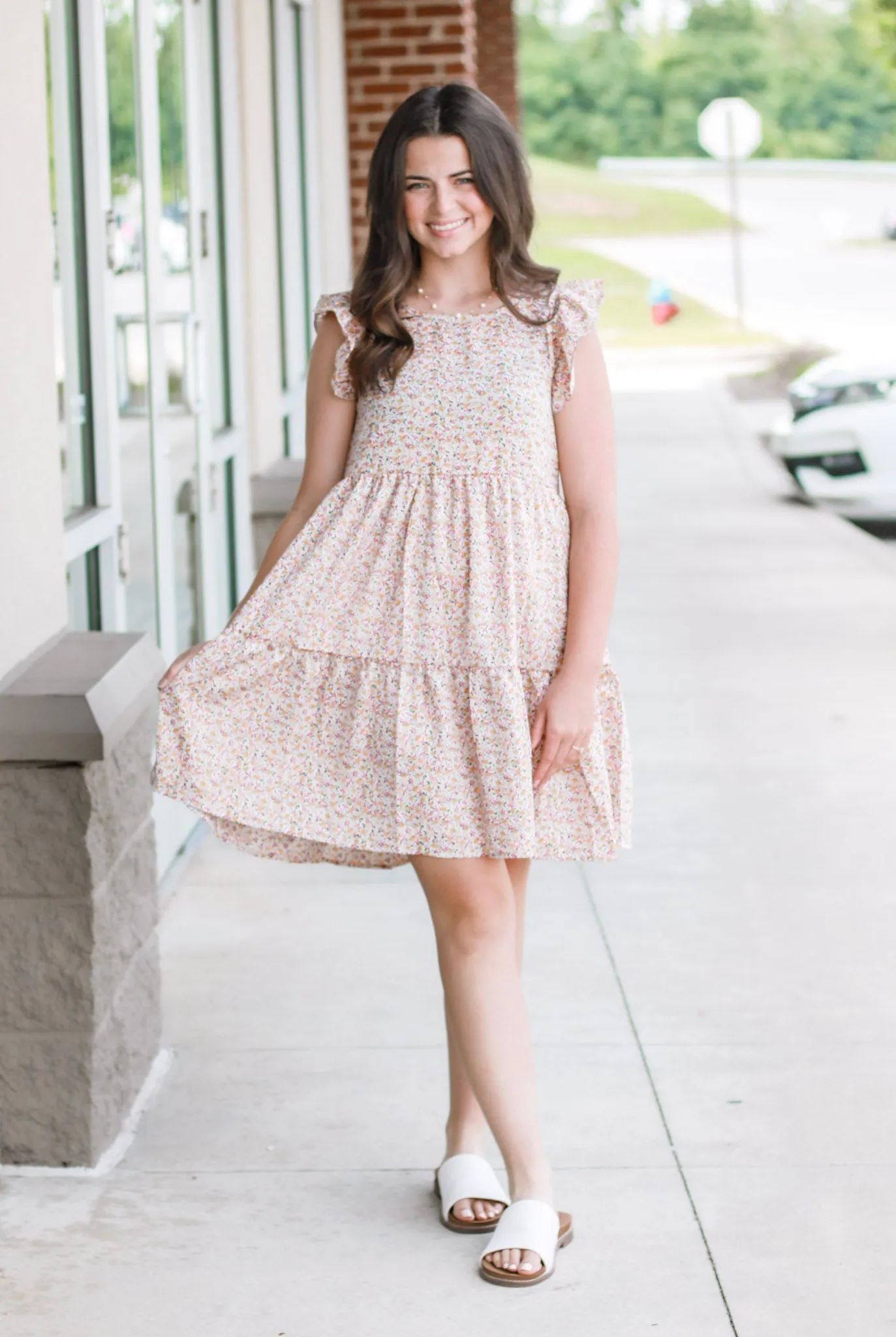 The One I'll Always Love Ditsy Floral Dress