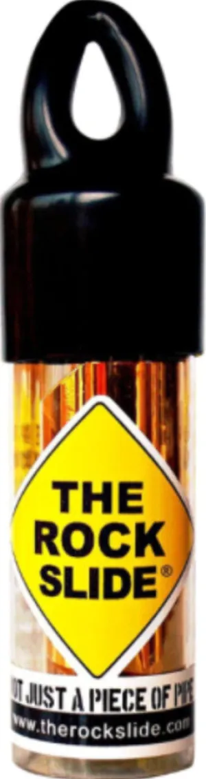 The Rock Slide Polished Brass Guitar Slide - Small