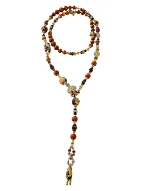 Tourmaline and Mala Lariat